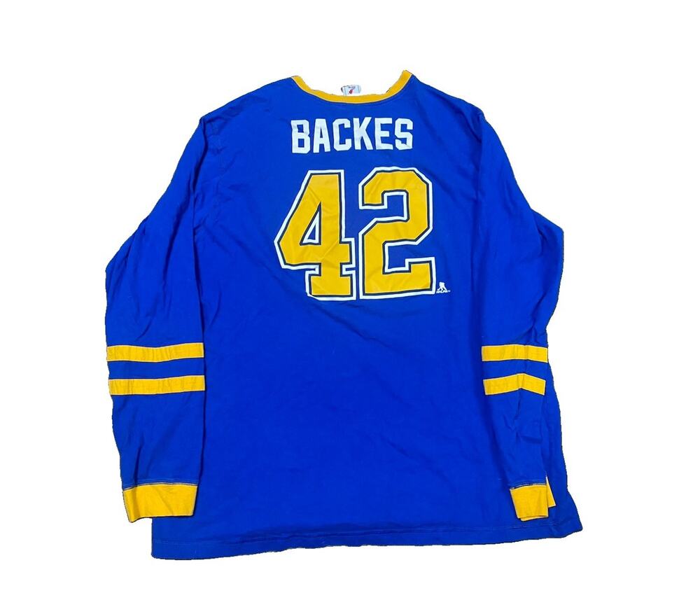 St. Louis Blues | Men’s Large “David Backes” Long-Sleeve Shirt